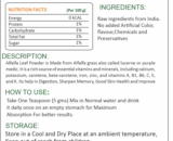 Alfalfa Powder