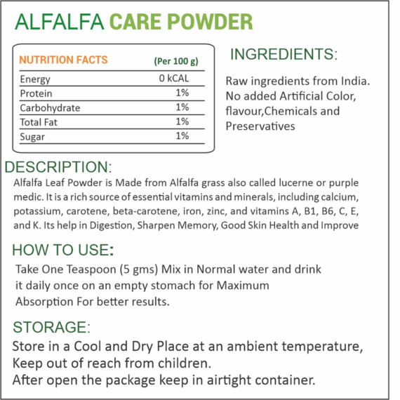 Alfalfa Powder